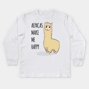 alpaca Kids Long Sleeve T-Shirt